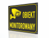 Tablica obiekt monitorowany 42/29,7cm (odblask)
